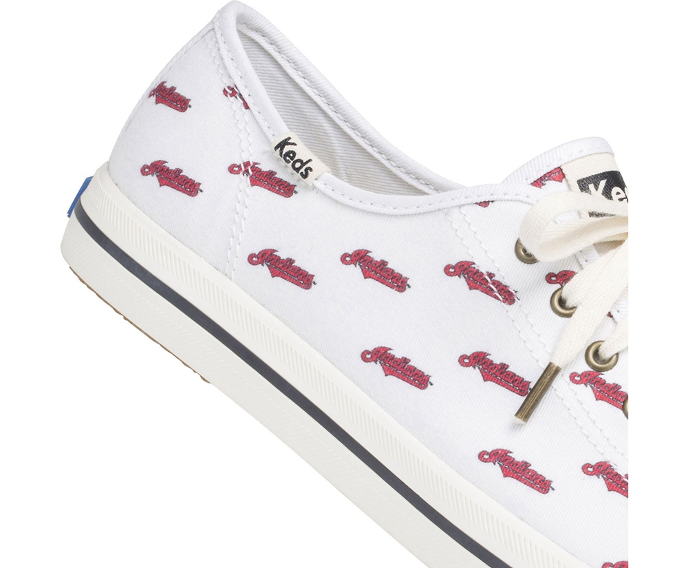 Tenis Keds Mujer Blancos/Rojos - Kickstart Mlb® - 4205-GJKRS